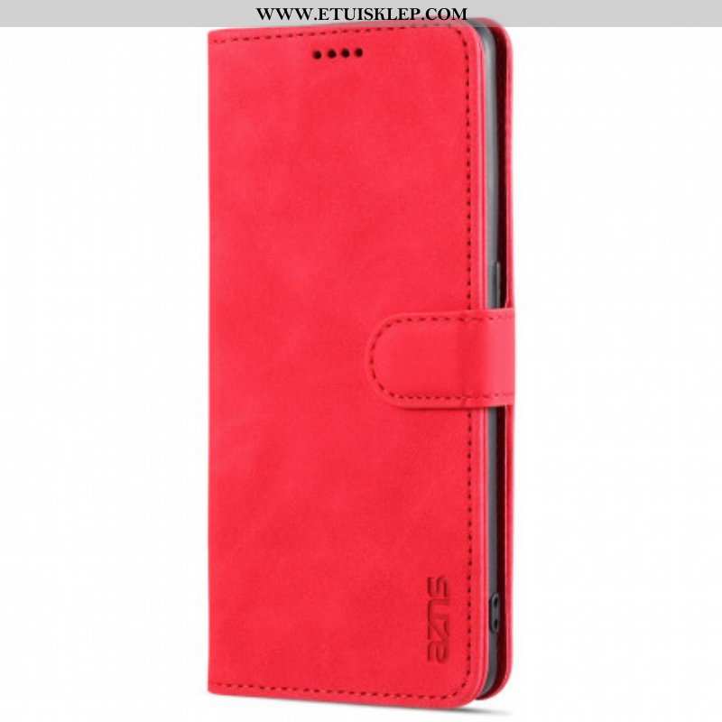 Etui Folio do Oppo Reno 6 5G Efekt Skóry Azns